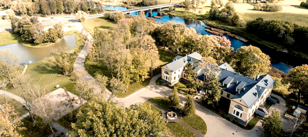 Skrunda manor from the top